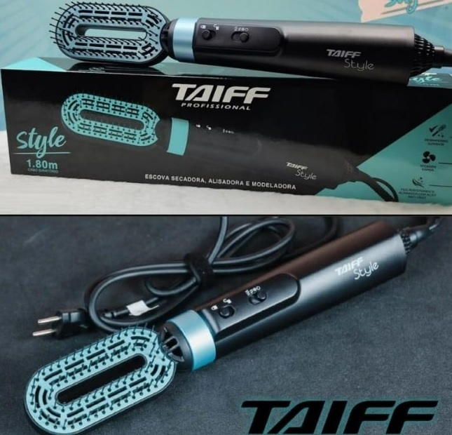 Escova Secadora E Alisadora Taiff Style 2 Temperaturas 900w 127v WT