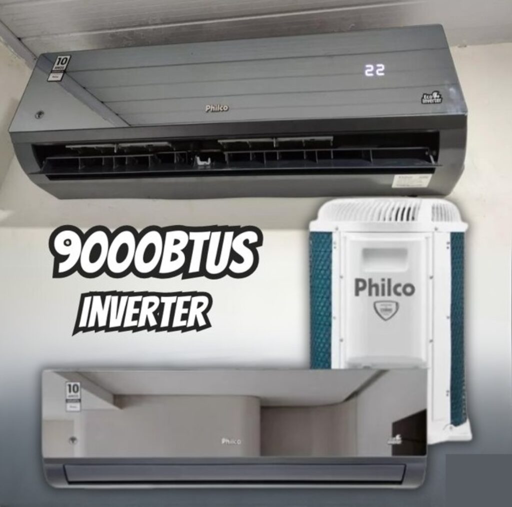 Ar Condicionado Split Inverter Philco Espelhado Btus Quente E Frio