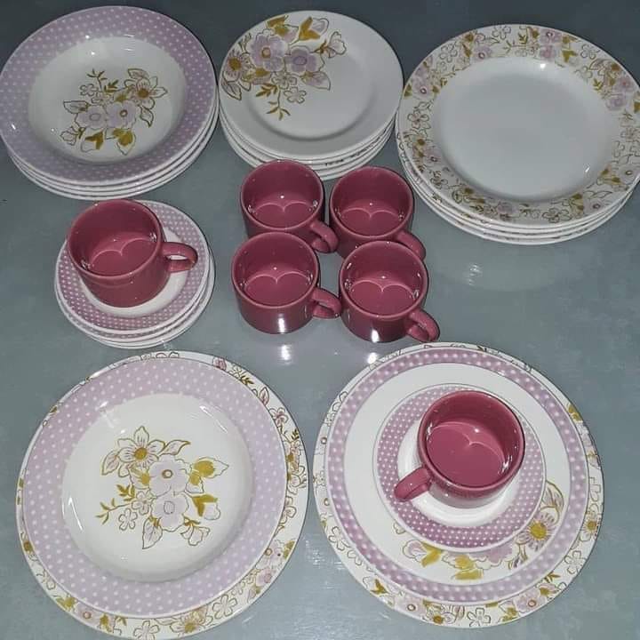 Aparelho de Jantar e Chá de Cerâmica Biona - 30 peças