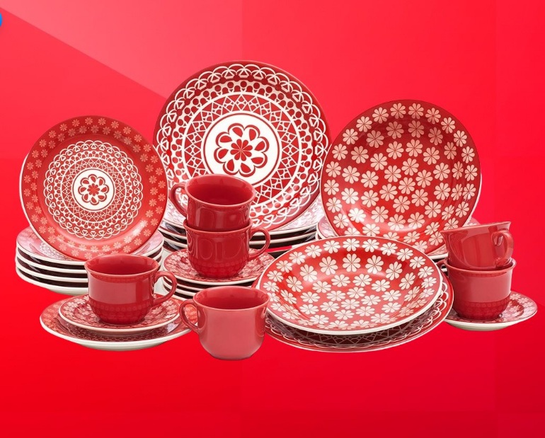 Aparelho de Jantar e Chá Mail Order Renda c/ 30 Peças – Oxford Daily
