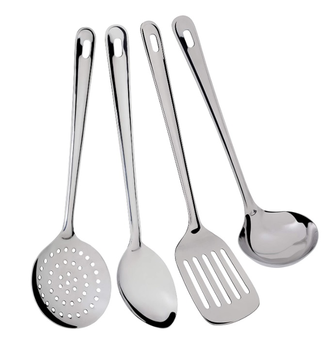 Conjunto Gadgets, 4 peças, Inox, Euro