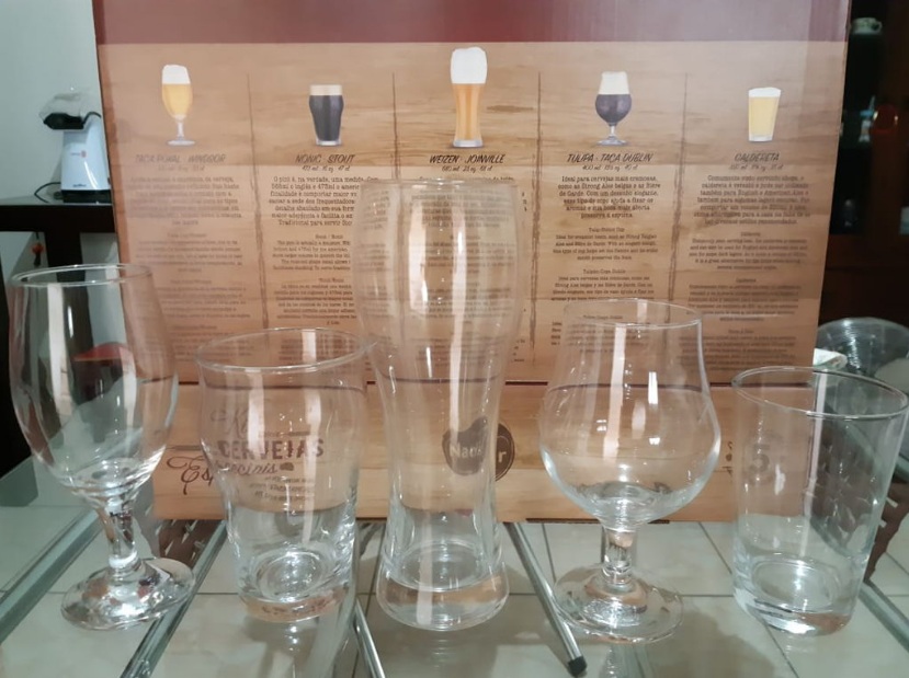 Conjunto de Copos para Cervejas Especiais Nadir – 5 Peças