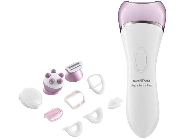 Depilador Elétrico Britânia Aqua Sense Plus – BDP01RX sem Fio Seco e Molhado 2 Velocidades