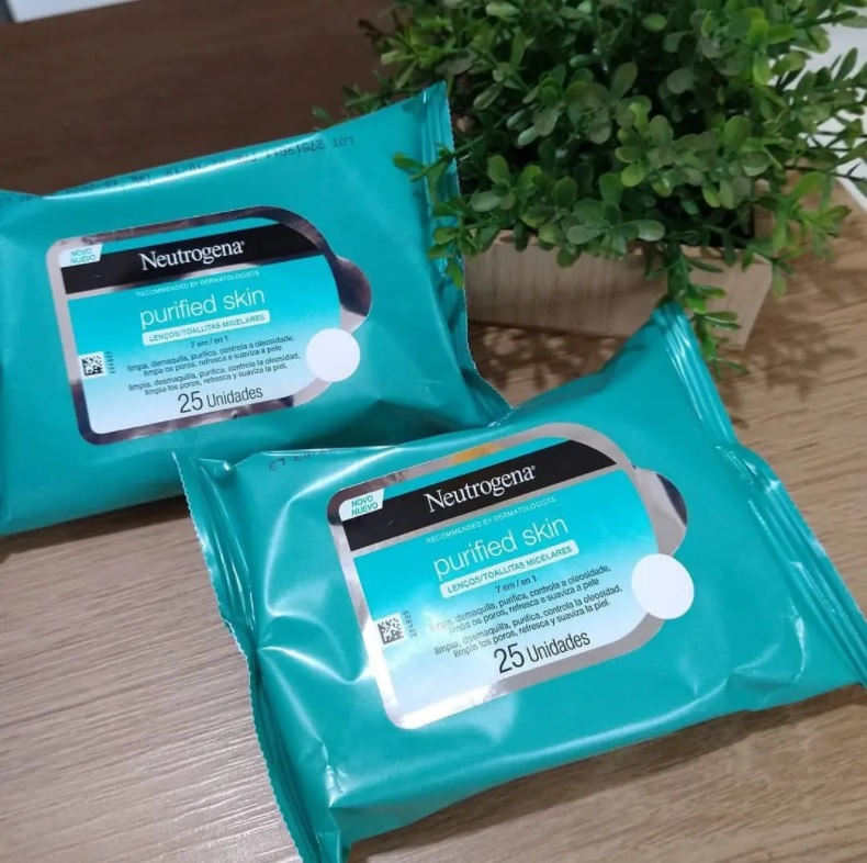 Lenço Micelar Neutrogena – Purified Skin 7 em 1