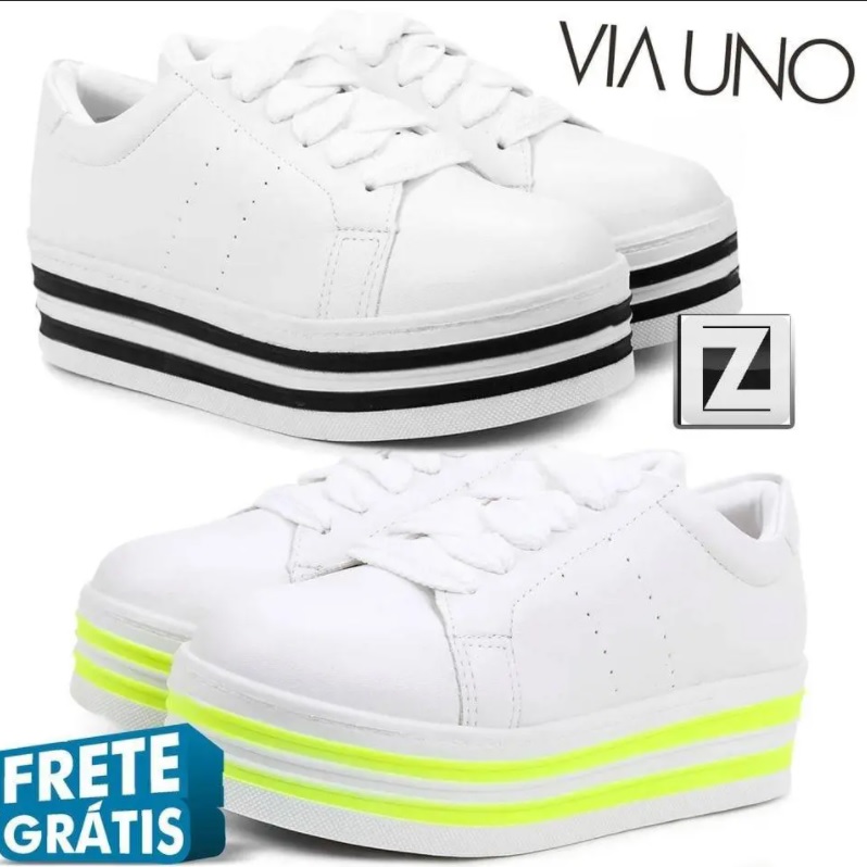 tenis flatform via uno