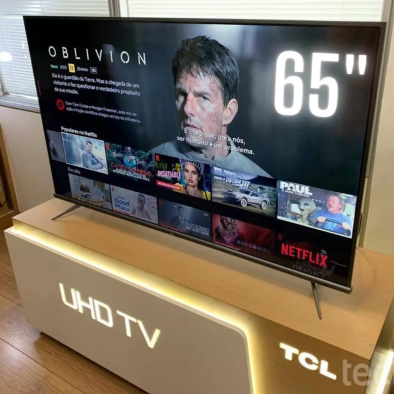 Android Tv Led 65″ Tcl P8m Ultra Hd Com Wii Integrado E Controle Remoto Com Comando De Voz E Google Assistant