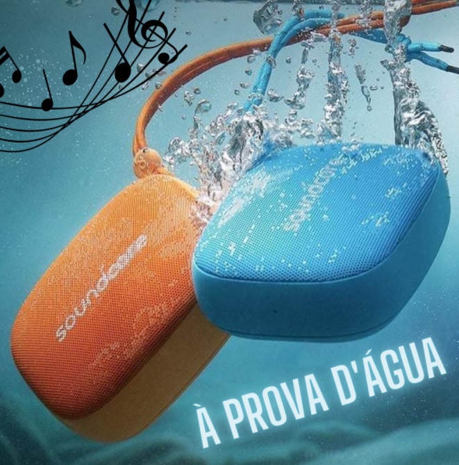 Caixa de Som Bluetooth Anker SC Icon Mini, Laranja