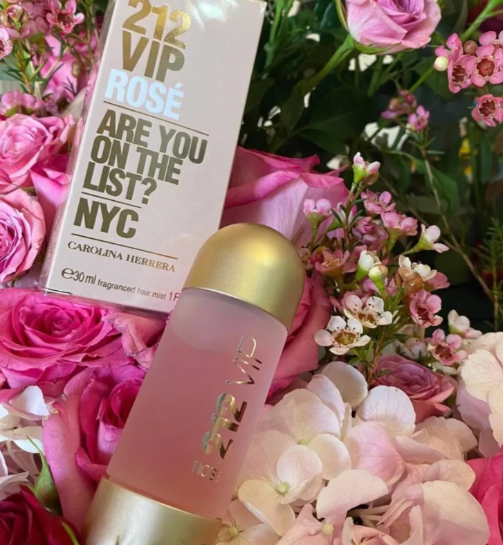 Carolina Herrera 212 Vip Rose Hair Mist – Perfume para os cabelos