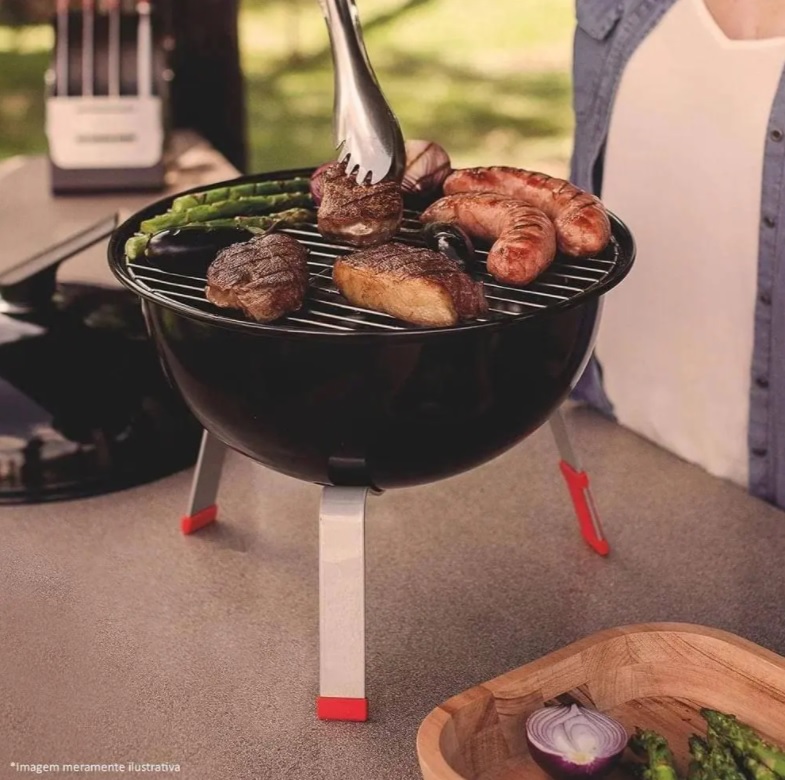 Churrasqueira à Carvão Tramontina Churrasco – TCP 320 com Grelha