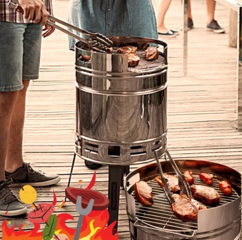 Churrasqueira à Carvão Tramontina TCP 400 – Inox com Grelha