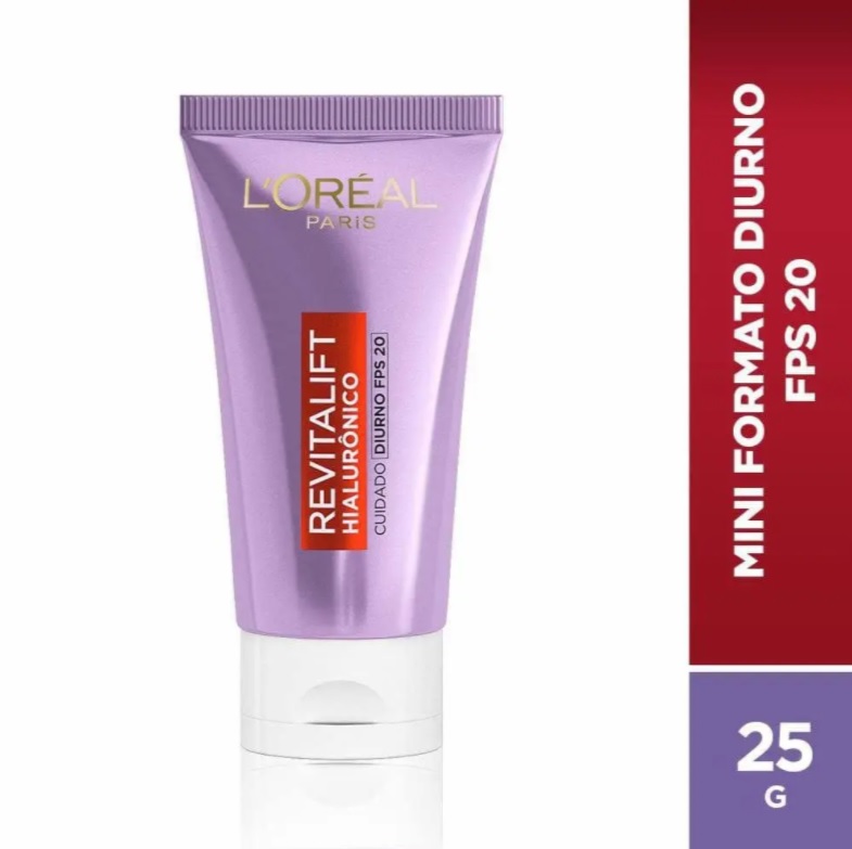 Creme diurno Revitalift Hialurônico tubo 25g, L’Oréal Paris, 25g