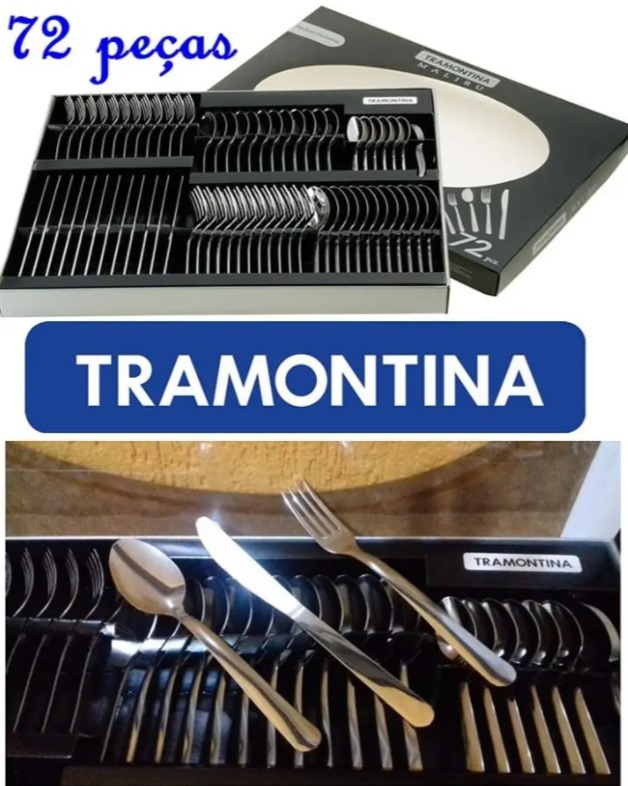 Faqueiro Inox Búzios 72 Peças – Tramontina