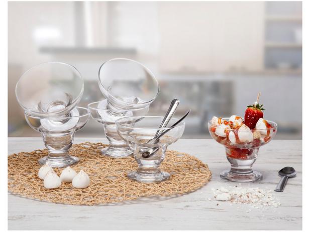 Jogo de Sobremesa Vidro Ruvolo Cancun – 12 Peças