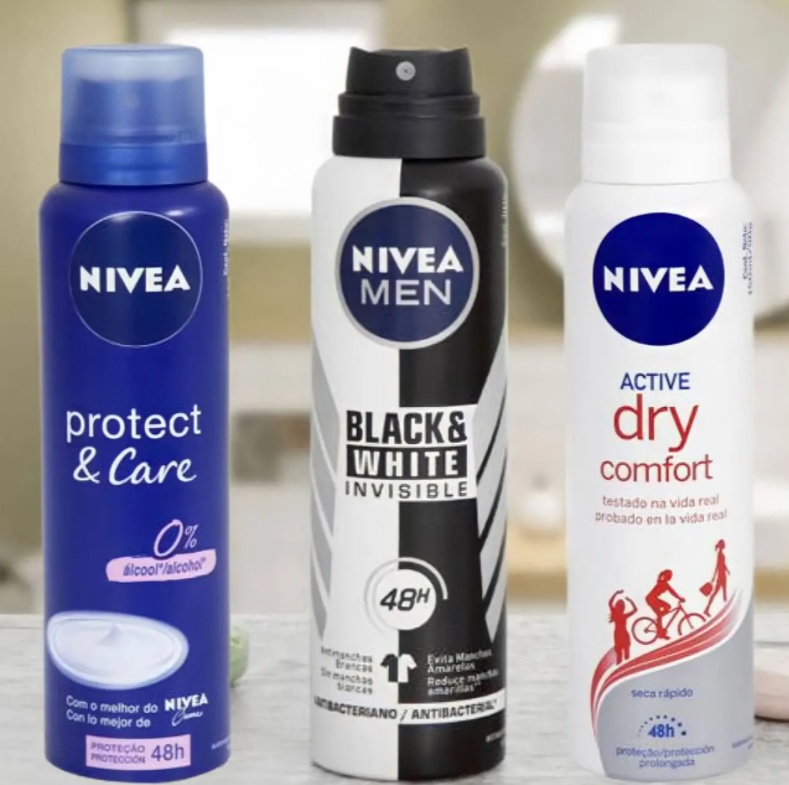 Kit Desodorante Nivea – Aerossol Antitranspirante 150ml 10 Unidades