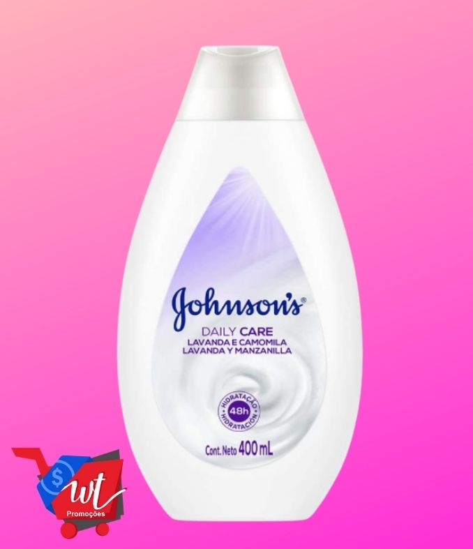 Loção Hidratante Daily Care Lavanda e Camomila Johnson’s, 400ml