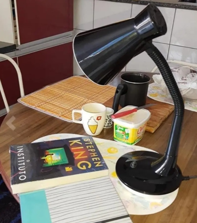 Luminária de Mesa, Preto, 15W, Taschibra