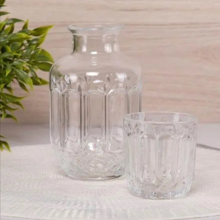 Moringa De Vidro Brandon 500ml/145ml Lyor Transparente No Voltagev