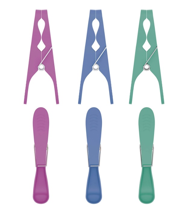 Prendedor Dynamic 12 Peças, Verde, Flash Limp