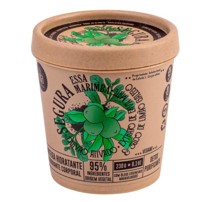 Hidratante Corporal Carvão Aivado/Extrato de Erva Doce, Lola Cosmetics