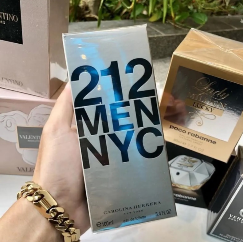212 Men Nyc Carolina Herrera – Perfume Masculino – Eau de Toilette – 100Ml, Carolina Herrera,100