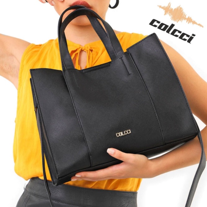 Bolsa Colcci Logo Preta
