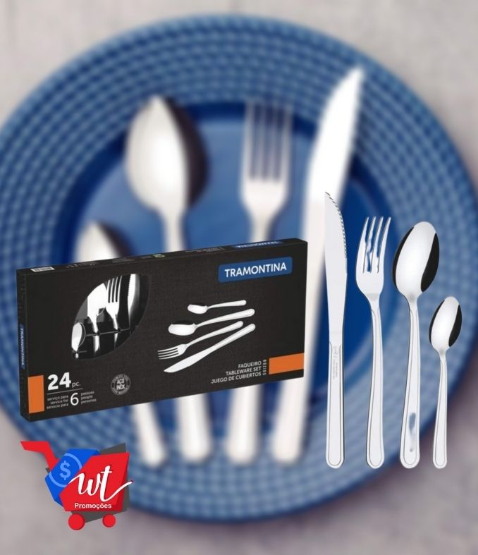 FAQUEIRO INOX 24PC BUZIOS