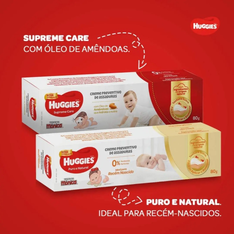 Huggies Creme de Assaduras Supreme Care, 80g