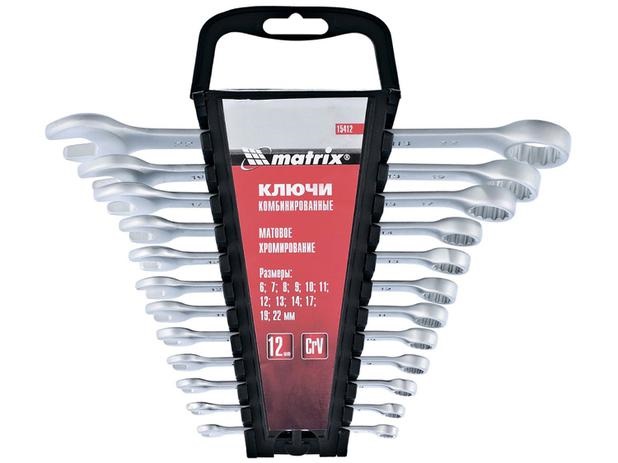 Jogo de Chaves Combinada MTX – 154129 12 Peças 6-22mm