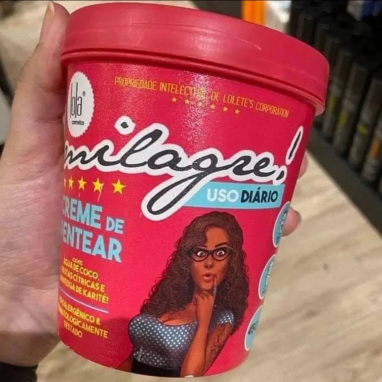 Milagre Creme Pentear 450G, Lola Cosmetics