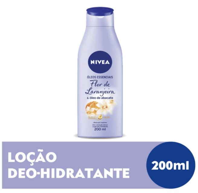 Nivea Hidratante Desodorante Flor de Laranjeira e Óleo de Abacate, 200ml