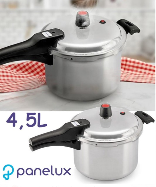 Panela de Pressão Panelux Premium em Alumínio Polida – 4,5 L