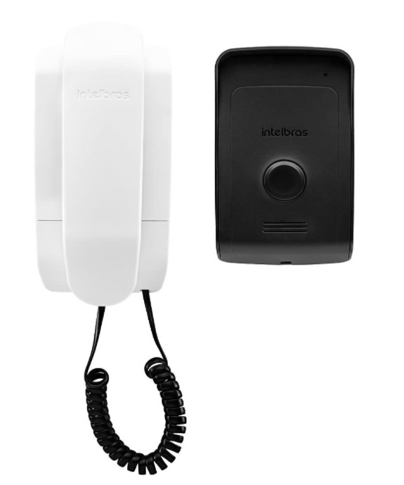 Porteiro Residencial IPR 1010, Intelbras, IPR1010, Preto/Branco