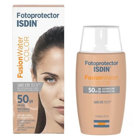 Protetor Solar Facial Isdin – Fotoprotector Fusion Water Color FPS 50+