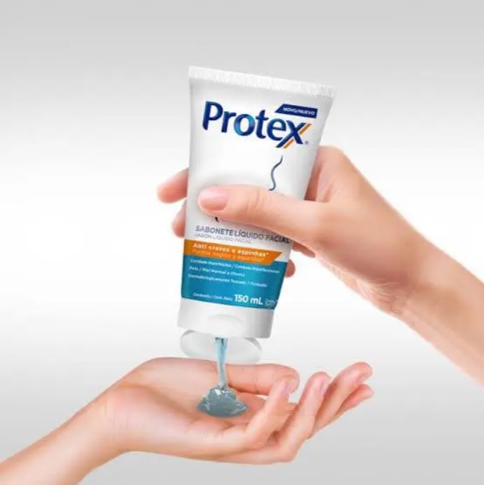 Sabonete Líquido Facial Protex Anti Cravos E Espinhas 150Ml