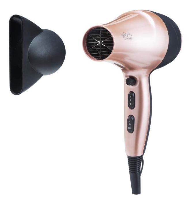 Secador de Cabelo Profissional Essenza – AC 2000W-220V com Tourmaline Ionic + Bag – EB043, Multilaser, EB043 , Rosa