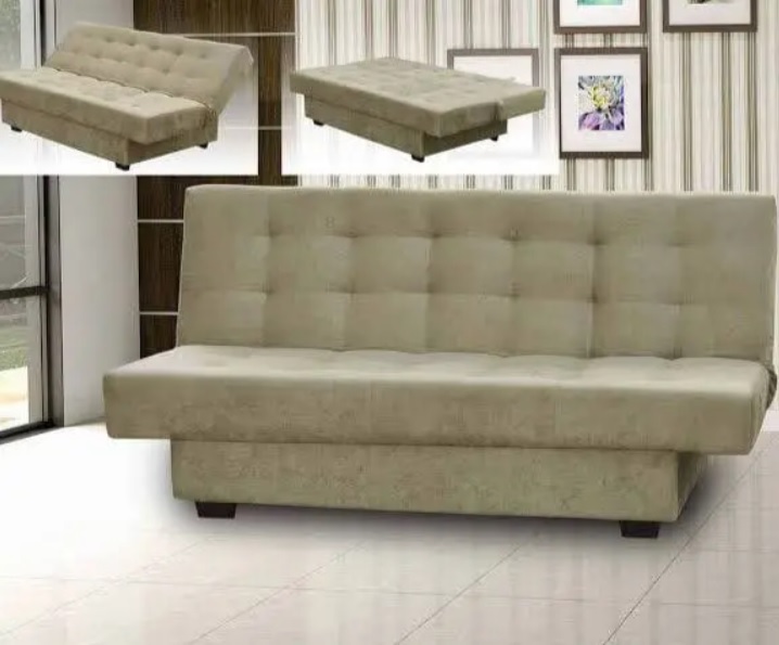 Sofá-Cama Casal 3 Lugares Reclinável – Matrix Laila