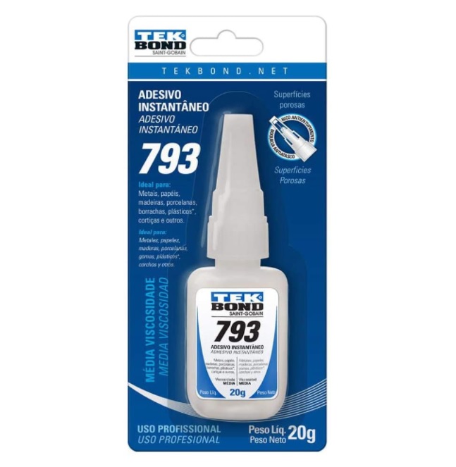 Adesivo Instantâneo 793 A – Blister