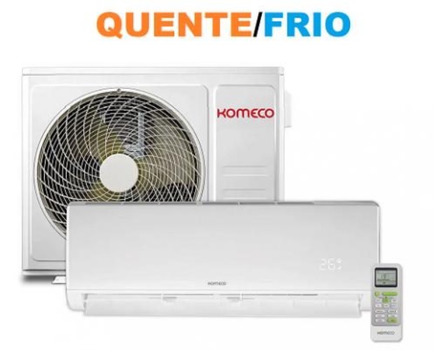 Ar Condicionado Split 12000 BTUs Quente e Frio Komeco On/Off KAC-12CHSA1 220V