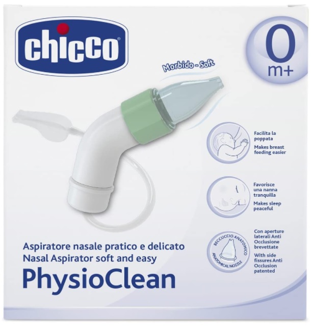 Aspirador Nasal Physioclean, Chicco, Branco