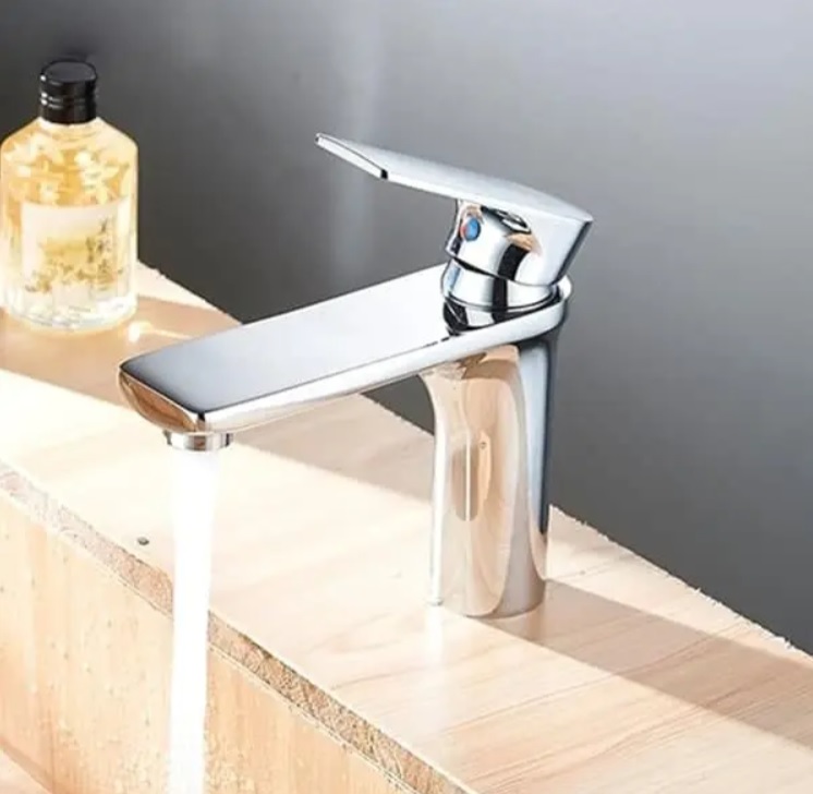 Banheiro Lavatório Baixa Metal Cromado