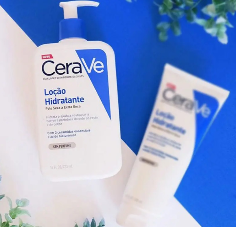 CeraVe Loção Hidratante Corporal e Facial Sem Perfume 473mL