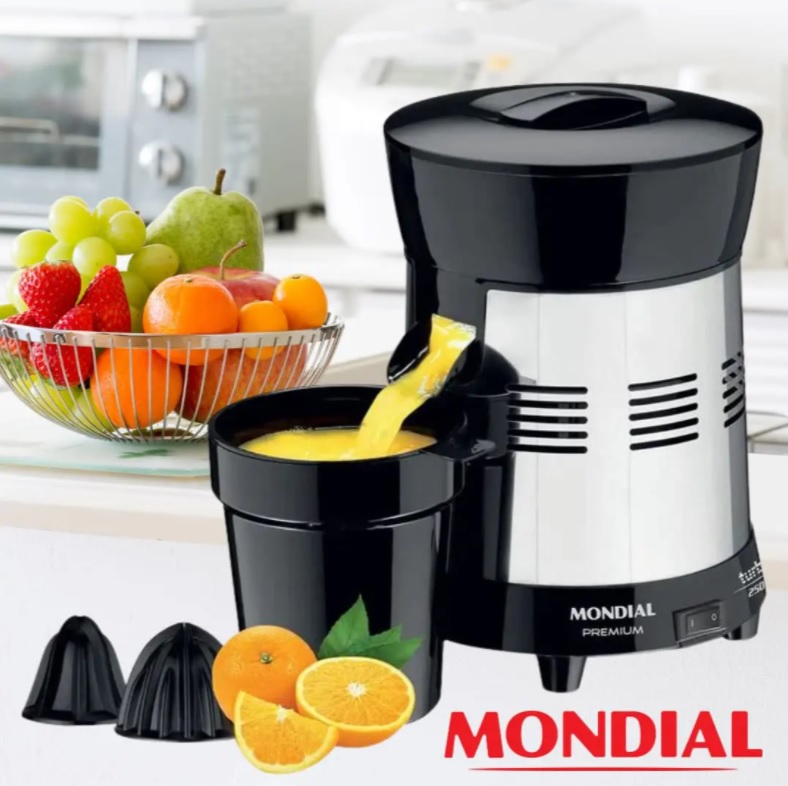 Extrator de Frutas Mondial Premium 250W 1L 1 Velocidade E10 Bivolt