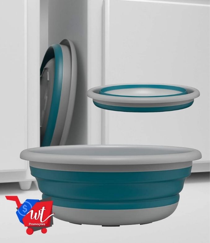 Flash Limp, Balde Retrátil, 8L, Verde Esmeralda