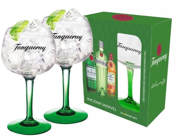 Jogo de Taças para Gin Vidro 600ml 2 Peças – Globimport Diageo Tanqueray