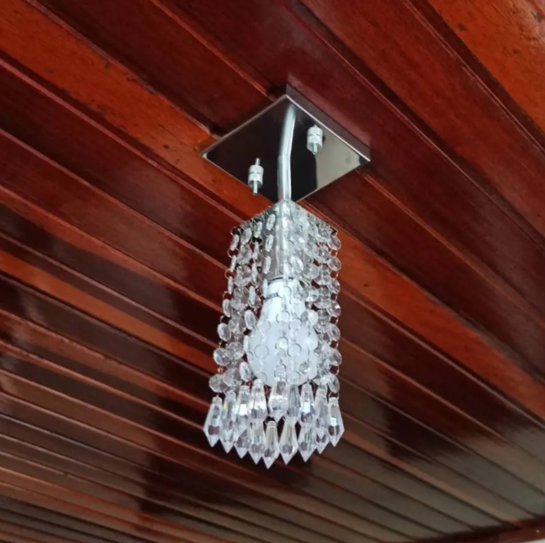 Lustre Clearcrillic Cristal Acrílico Quadrado Perfeito