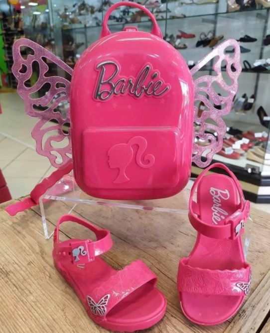 Sandália Infantil Grendene Kids Barbie Bytterfly Feminina