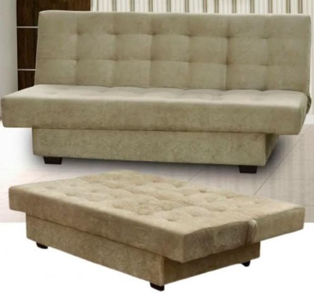 Sofá-Cama Casal 3 Lugares Suede Reclinável – Matrix Laila