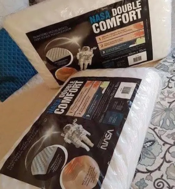 Travesseiro Nasa Fibrasca Viscoelástico – NASA Double Comfort
