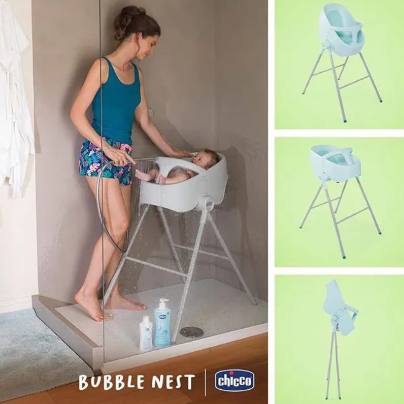 Banheira Bubble Nest Dusty Green, Chicco