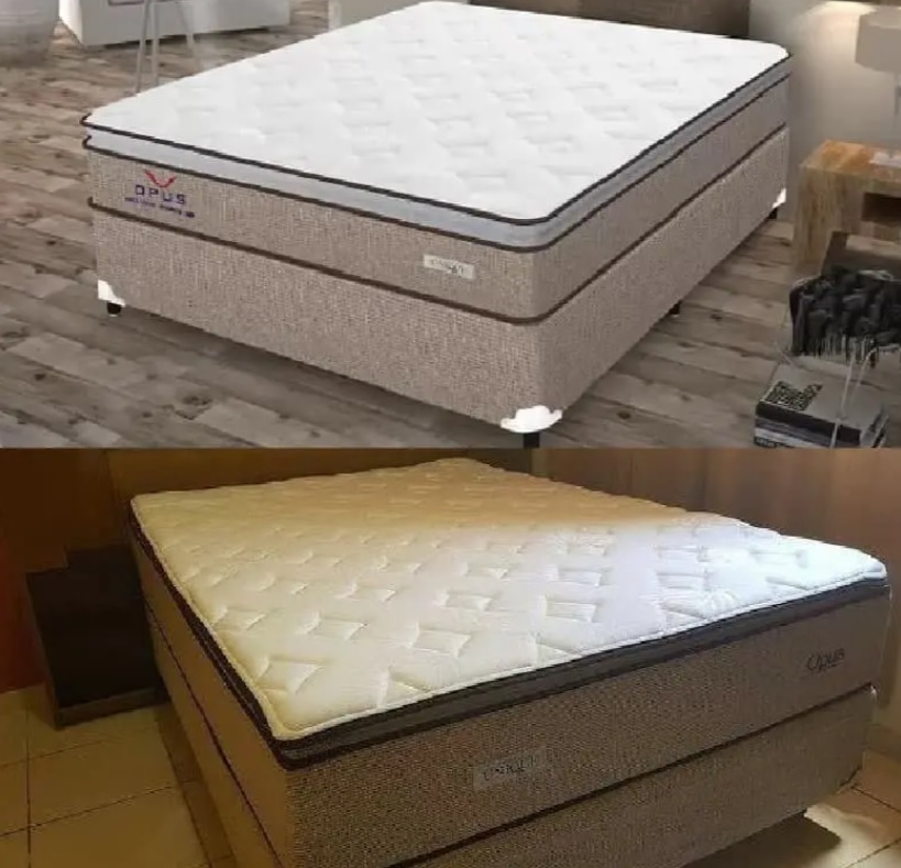 Cama Box (Box + Colchão) Plumatex – Mola 65cm de Altura Ópus